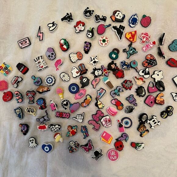 Copy Crocs Platform Classic Crush Spray Dye  Black Rainbow Slip On Shoes M 6 W 8 - Picture 10 of 10